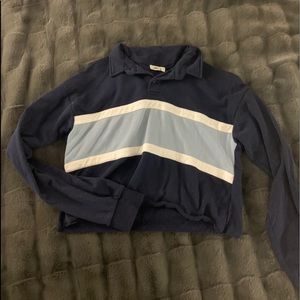 Garage Cropped Collared Shirt